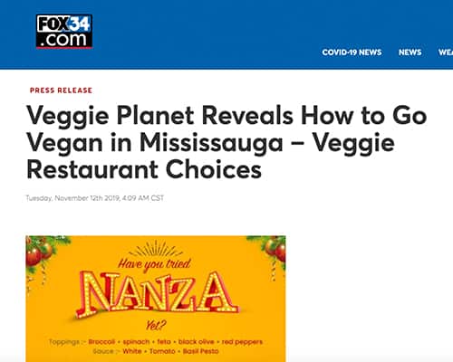Veggie Planet Reveals How to Go Vegan in Mississauga – Veggie Restaurant Choices